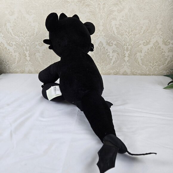 Build-A-Bear DreamWorks Black Stuffed Plush Dragon "How To Train Your Dragon" - Picture 5 of 14